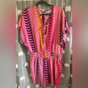 CUPSHE Light & Easy Abstract Romper